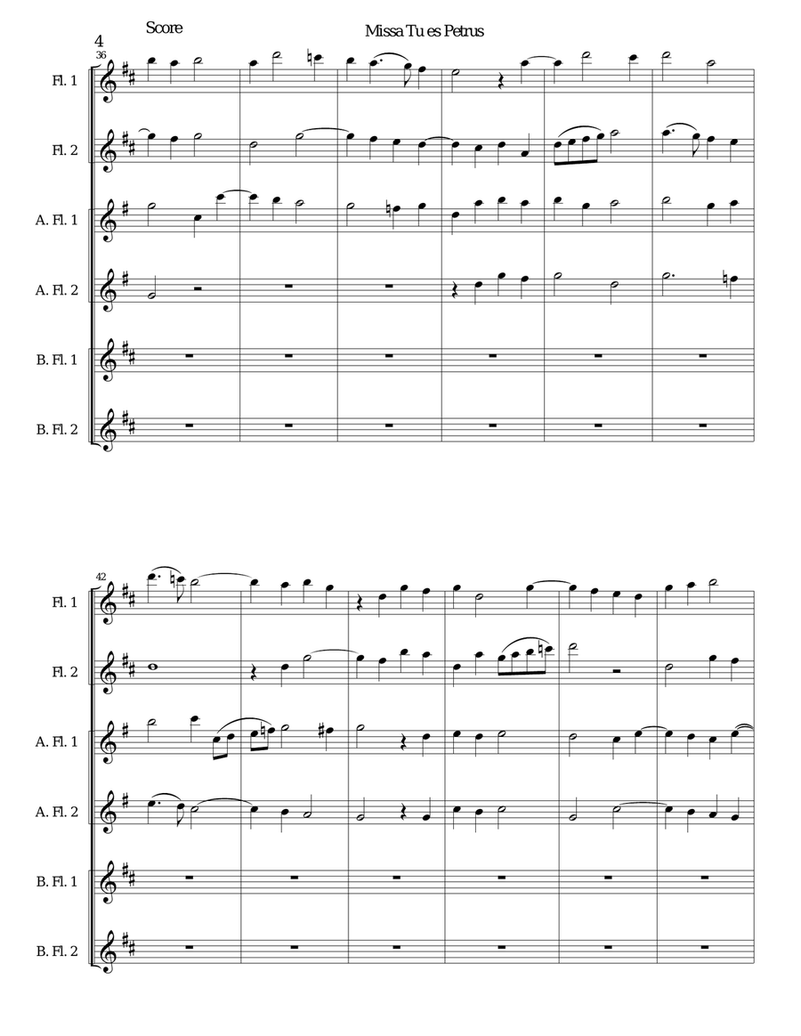 Missa Tu Es Petrus (Mass on 