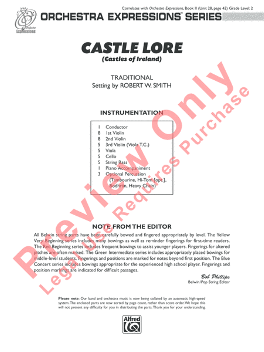 Castle Lore String Orchestra scores gallery preview page 2