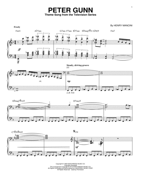 Peter Gunn [Jazz version] (arr. Brent Edstrom)
