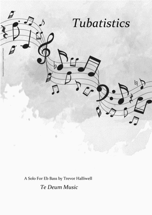 Book cover for Tubatistics - Solo for Eb Bass and Brass Band