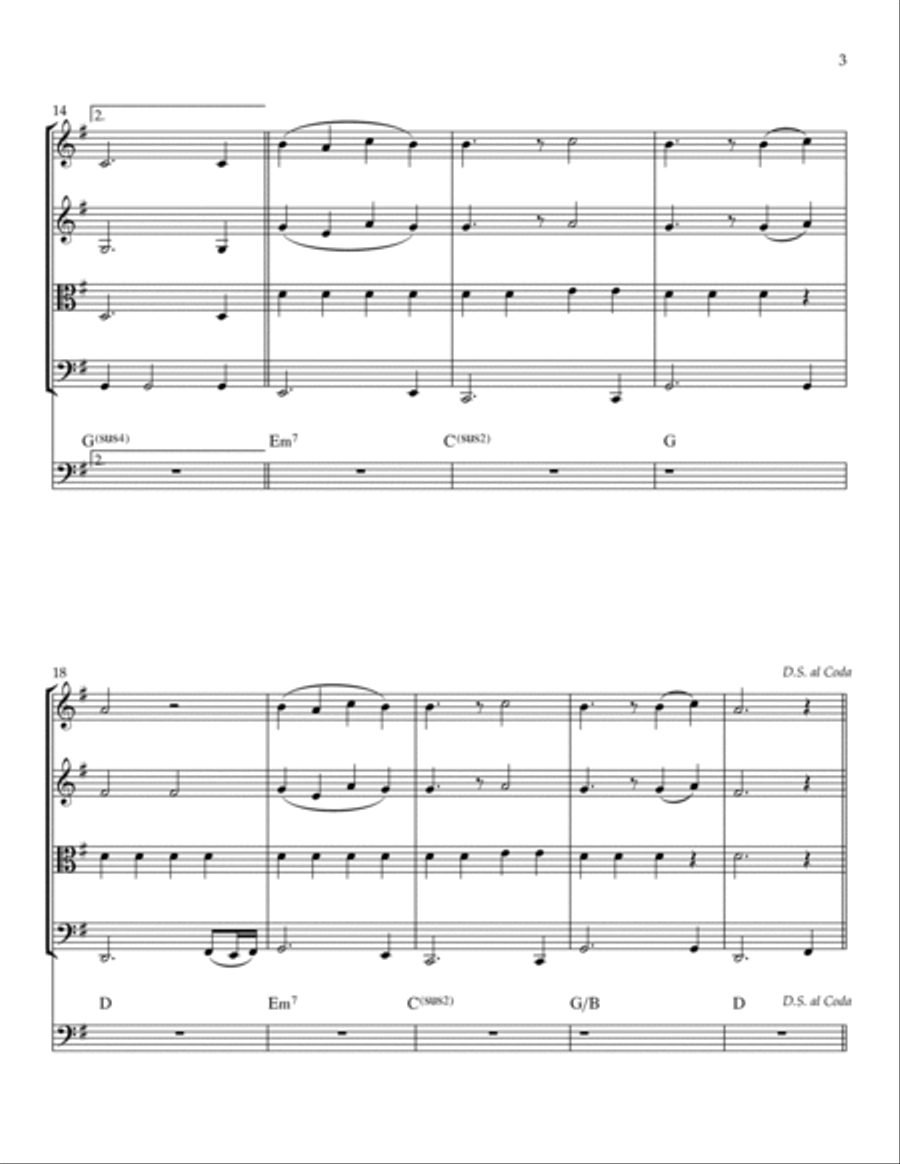 The Blessing String Quintet scores gallery preview page 5
