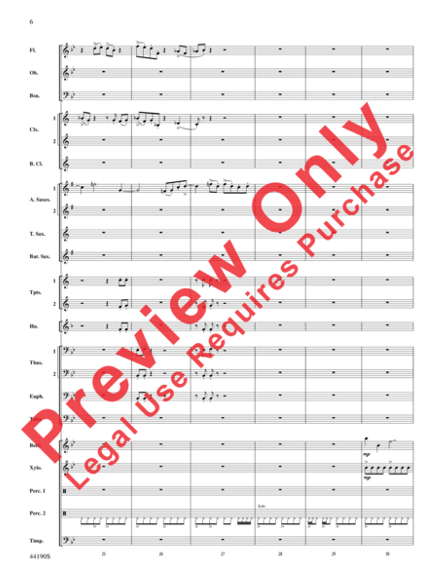 Dynamo Concert Band scores gallery preview page 7
