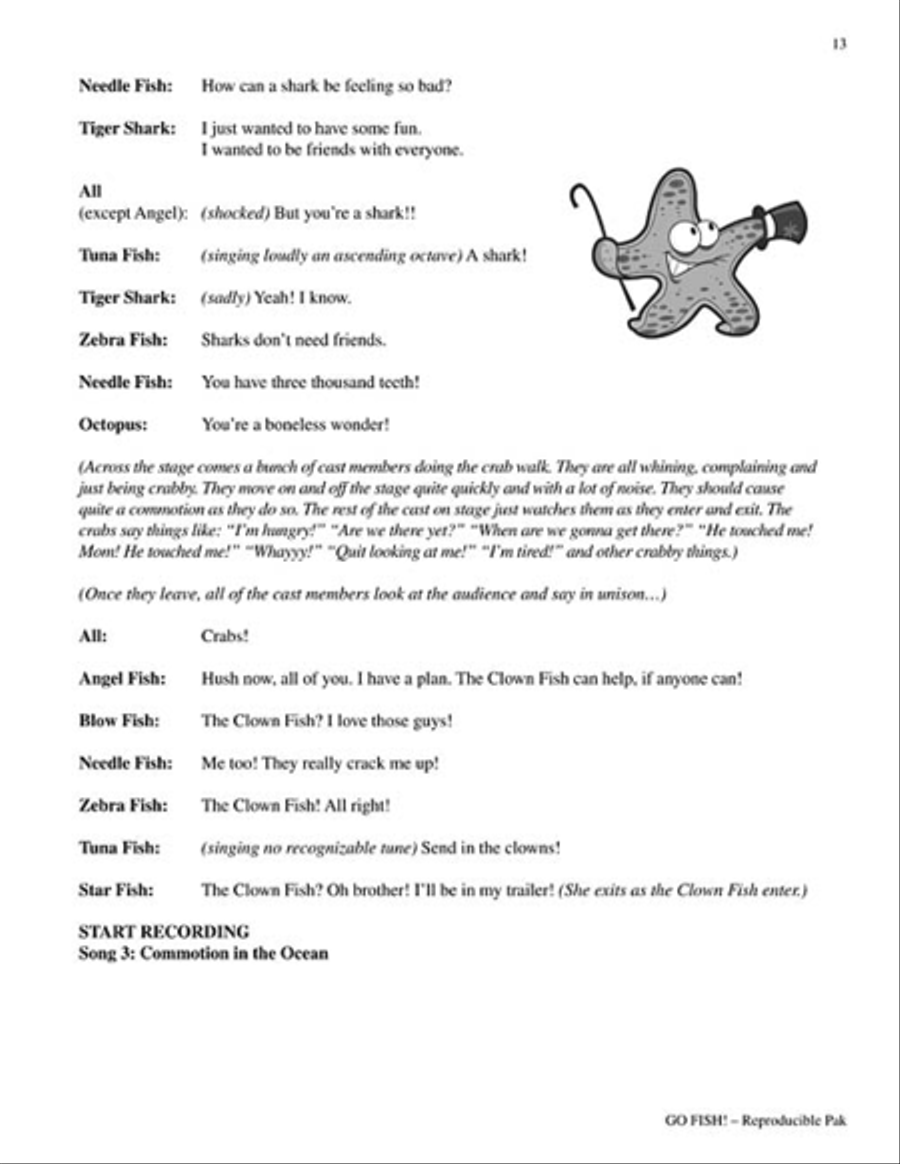 Go Fish! Choir scores gallery preview page 4