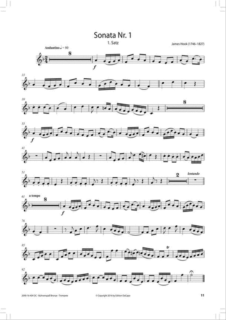 Da Capo Bühnenspaß Bronze - Trompete Trumpet Solo scores gallery preview page 3