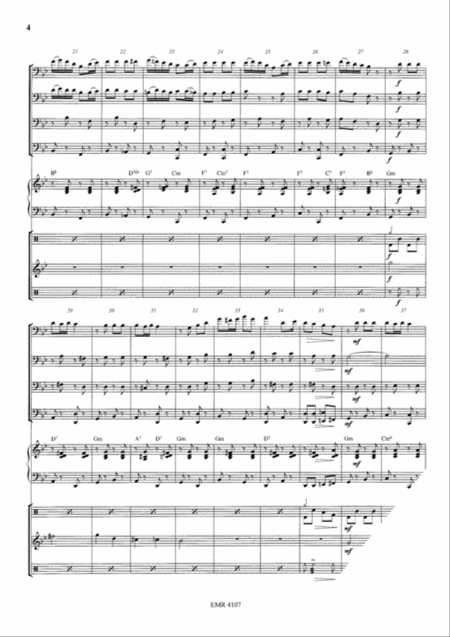 Amboss Polka Trombone Quartet scores gallery preview page 4