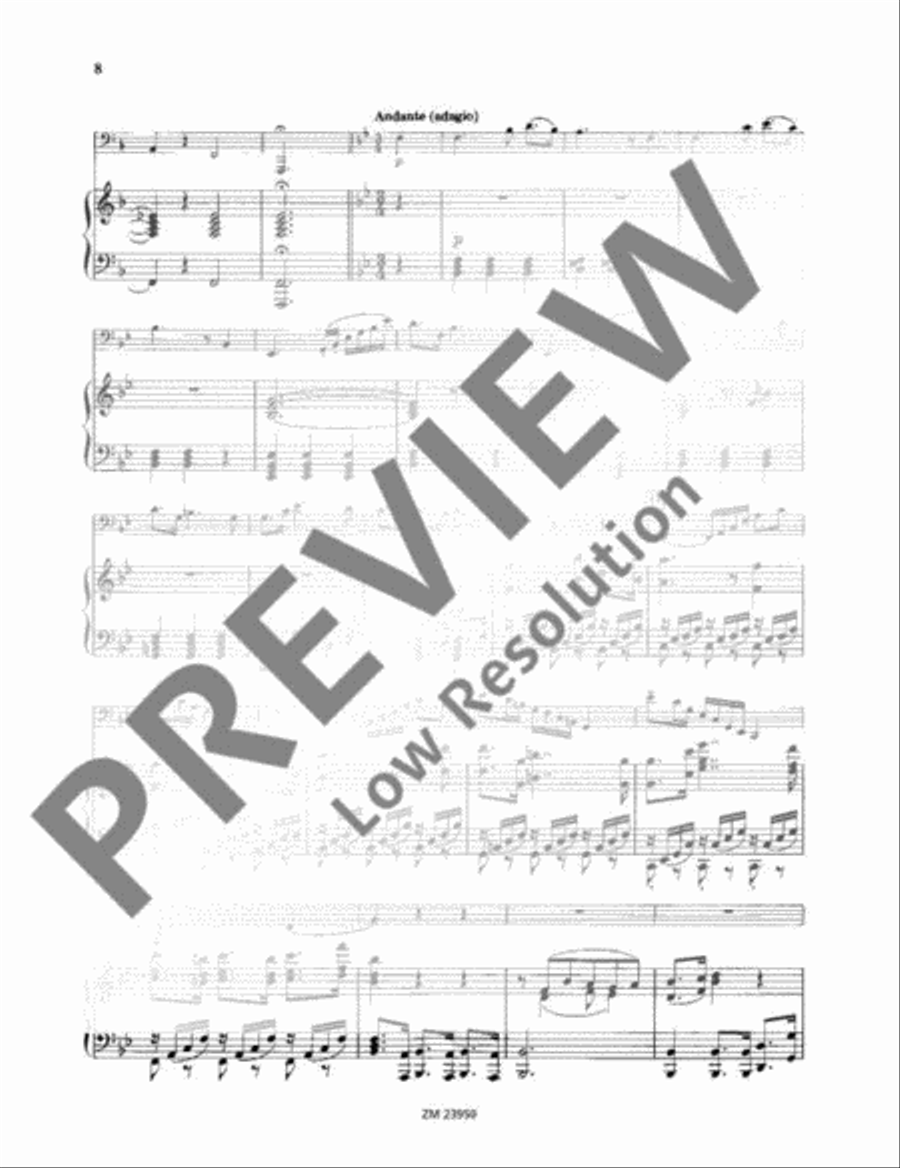 Concerto Bass Trombone scores gallery preview page 9