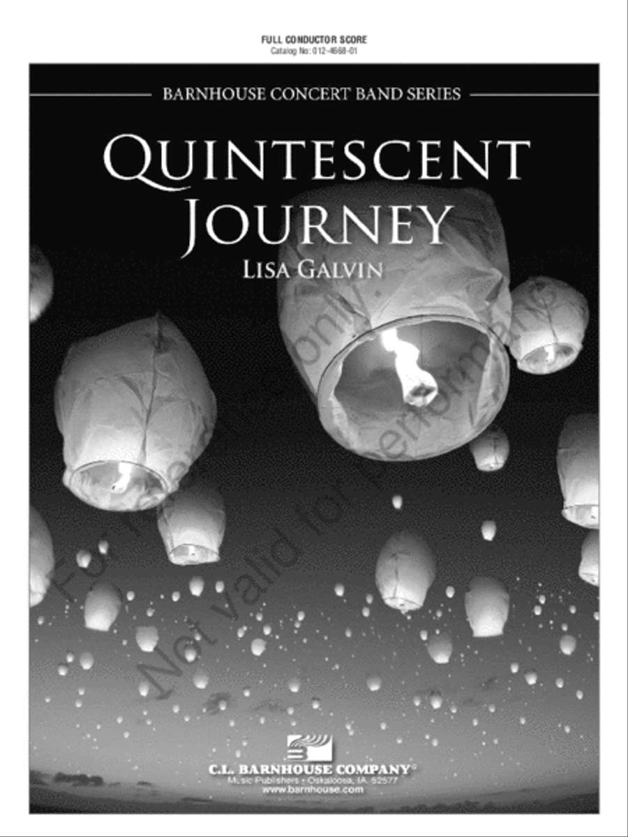 Quintescent Journey Concert Band scores gallery preview page 2
