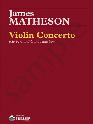Book cover for Violin Concerto