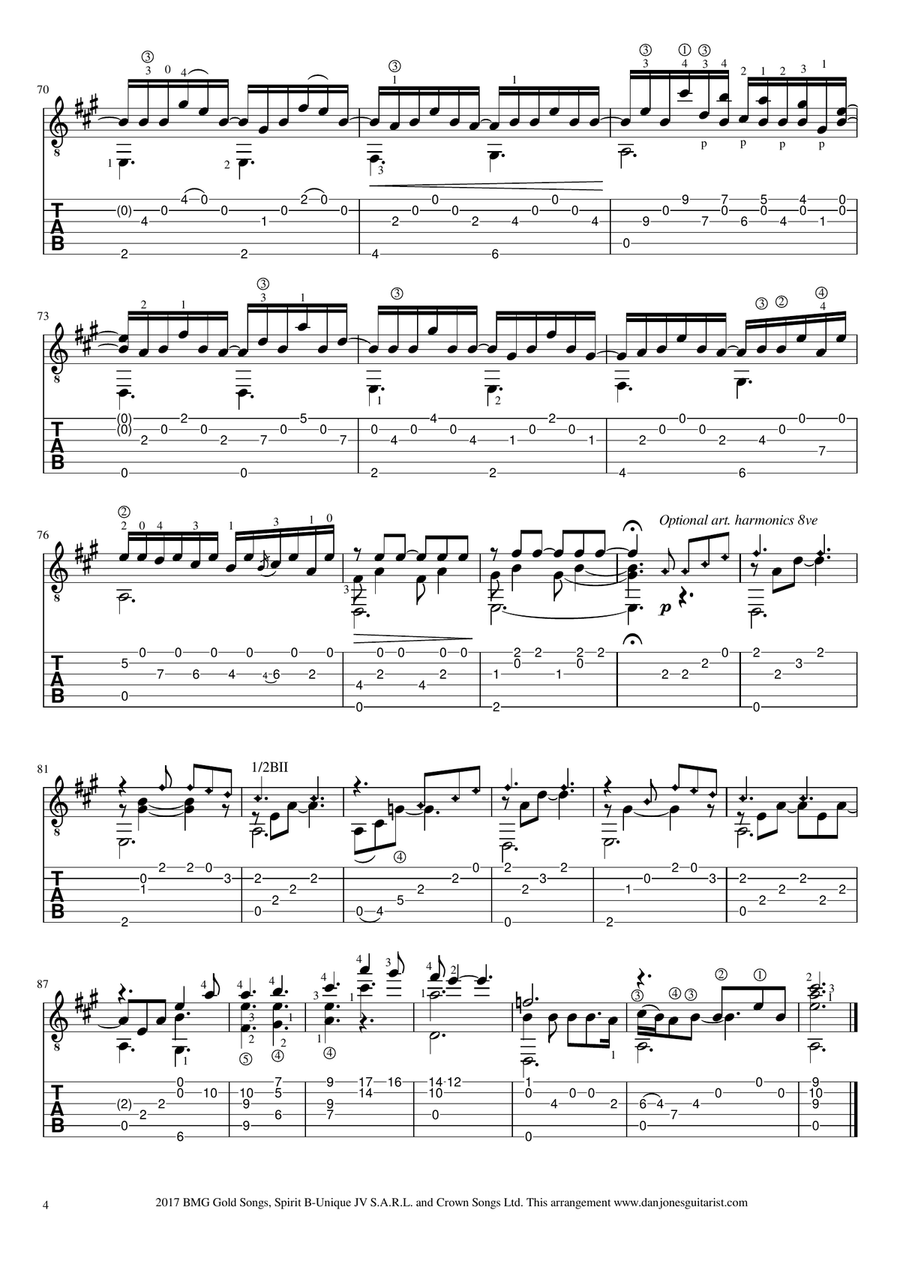 You Are The Reason Acoustic Guitar scores gallery preview page 4