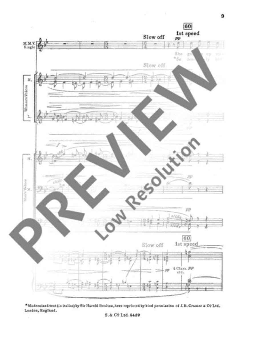 The three Ravens Mixed Choir scores gallery preview page 12