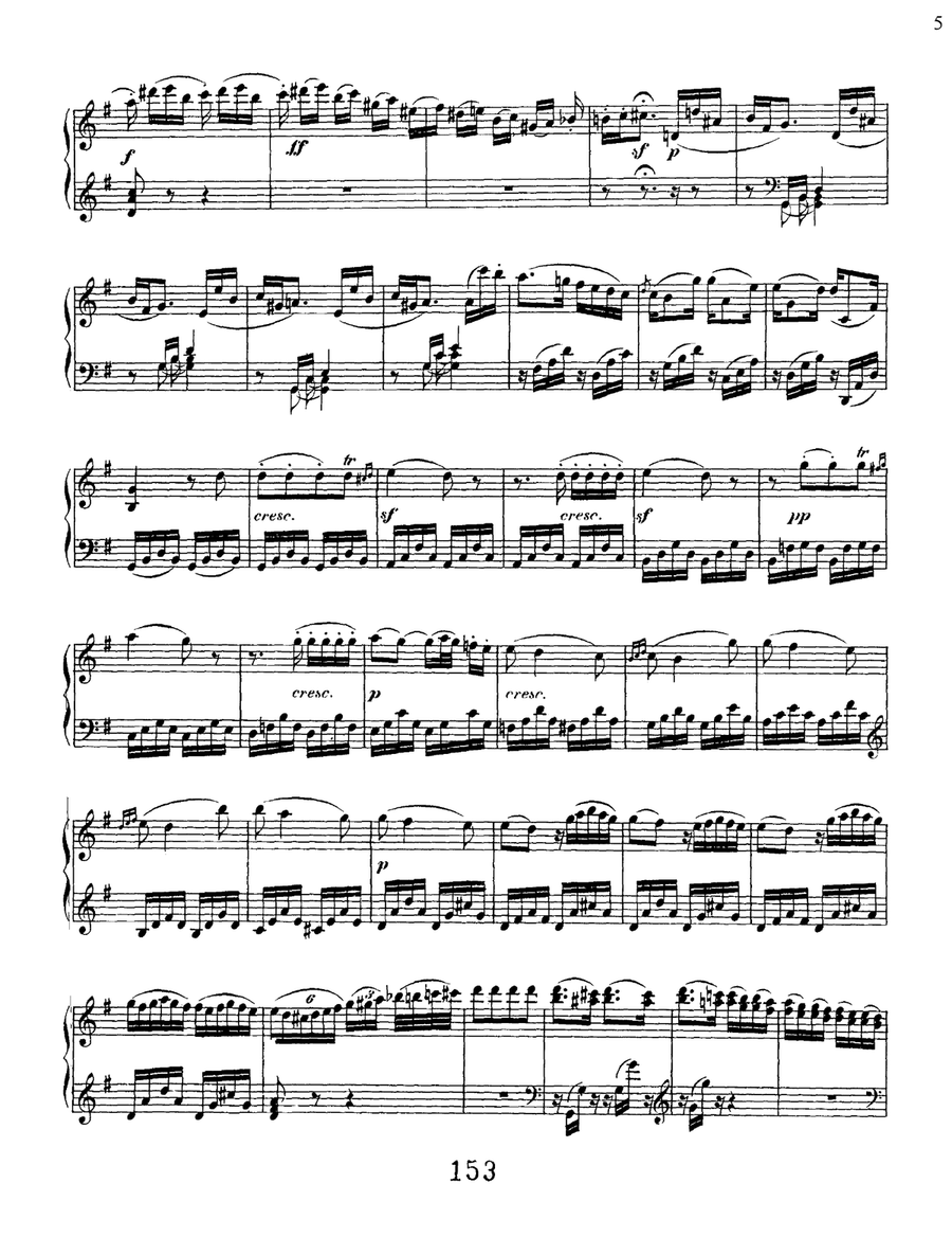 Sonata No. 10 In G Major, Op. 14, No. 2 Piano Solo scores gallery preview page 5