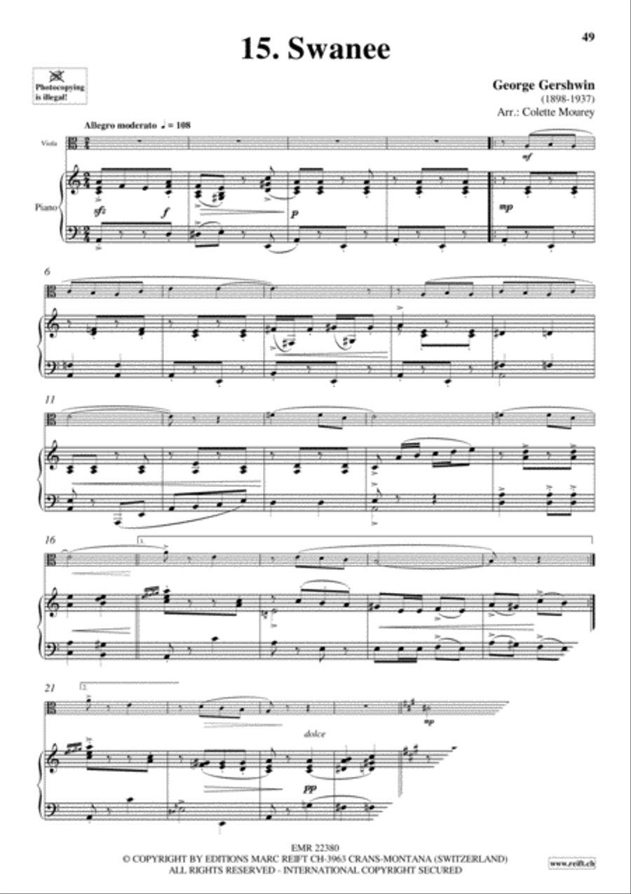 Gershwin 20 Greatest Hits Piano Accompaniment scores gallery preview page 17