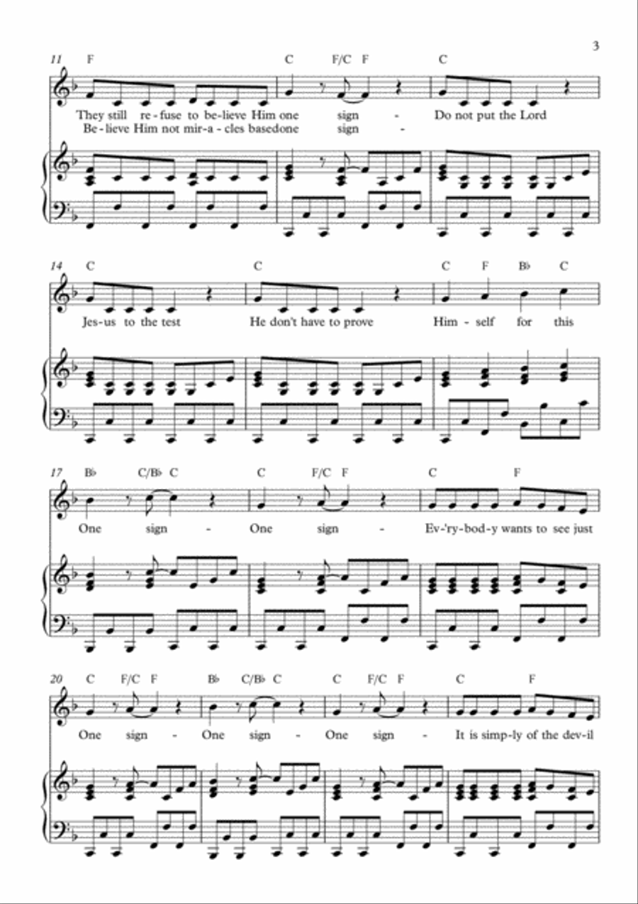 One Sign Voice scores gallery preview page 3