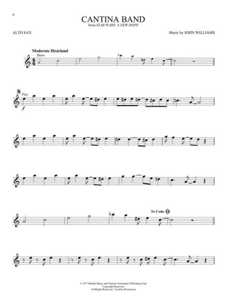 Star Wars – Instrumental Play-Along for Alto Sax image number null