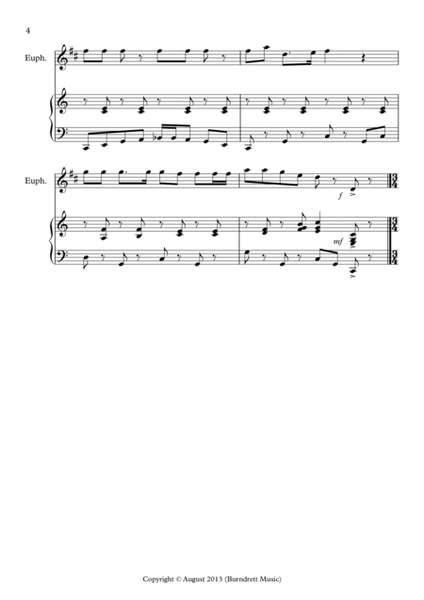 8 Easy Christmas Pieces for Euphonium and Piano image number null