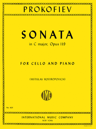 Book cover for Sonata, Op. 119