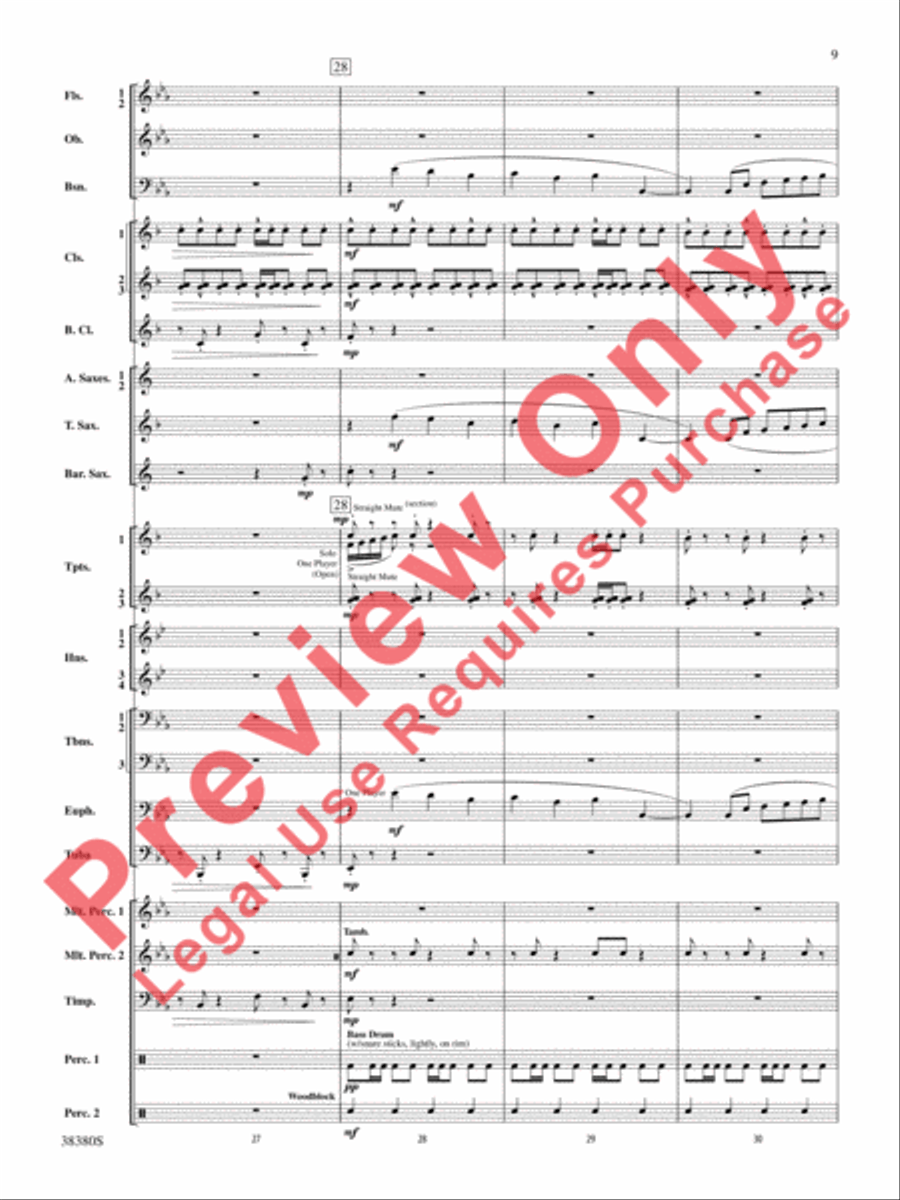 And In the End It Was Earth Concert Band scores gallery preview page 10