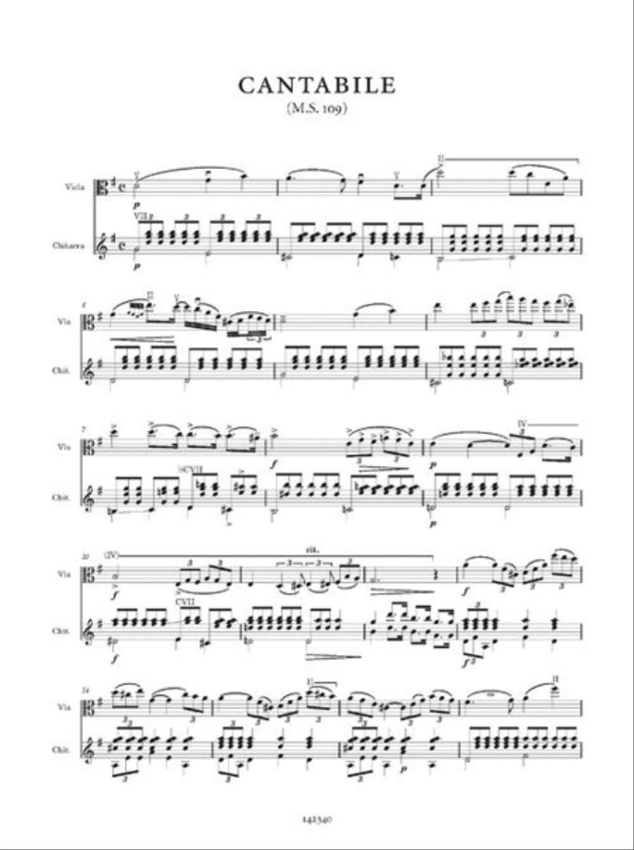 Compositions for Viola and Guitar String Duet scores gallery preview page 4