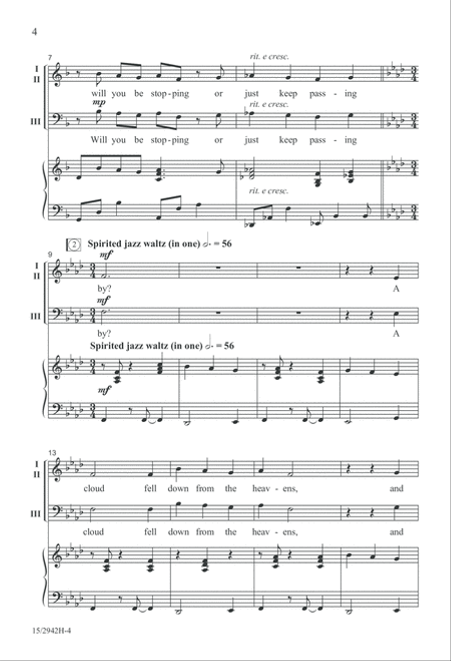 A Starry Night 3-Part scores gallery preview page 5