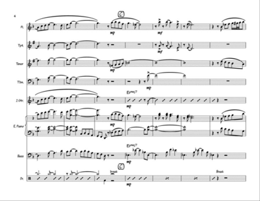 Little Sunflower Little Sunflower Large Ensemble scores gallery preview page 4