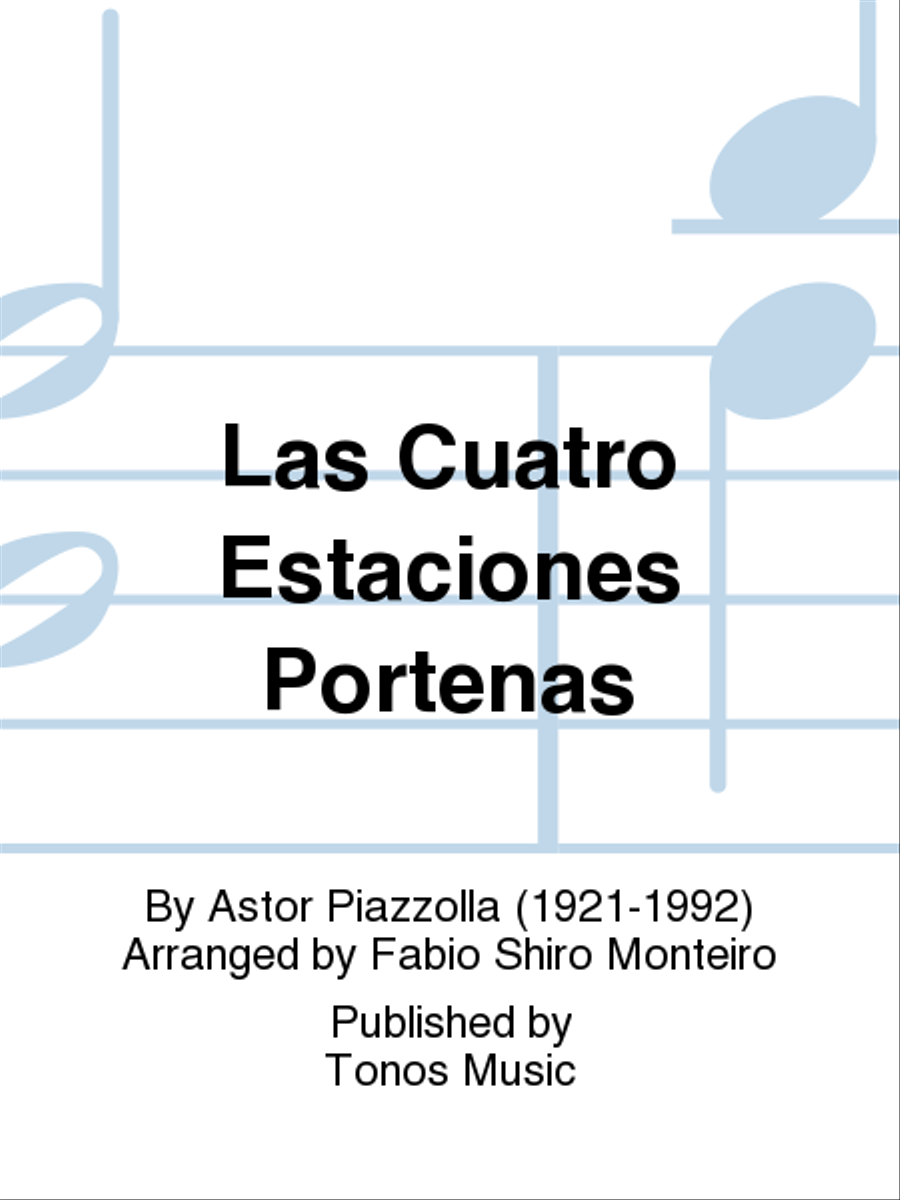 Las Cuatro Estaciones Portenas School and Community scores gallery preview page 1