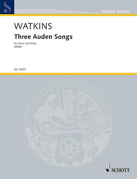 Three (3) Auden Songs For Tenor And Piano