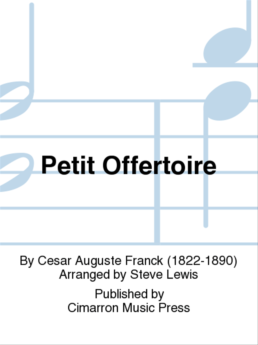 Petit Offertoire Petit Offertoire Piano Accompaniment scores gallery preview page 1