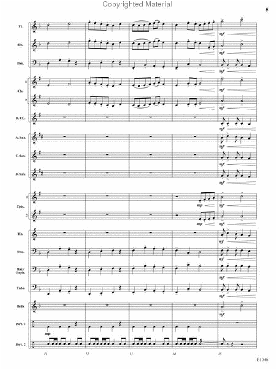 Pride and Purpose Concert Band scores gallery preview page 4