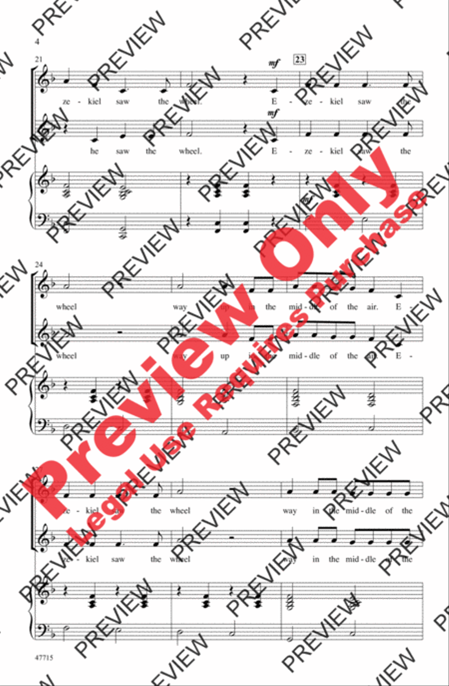 Ezekiel Saw the Wheel Ezekiel Saw the Wheel 2-Part scores gallery preview page 4