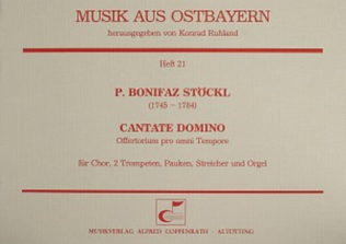 Cantate Domino (Singet dem Herrn)