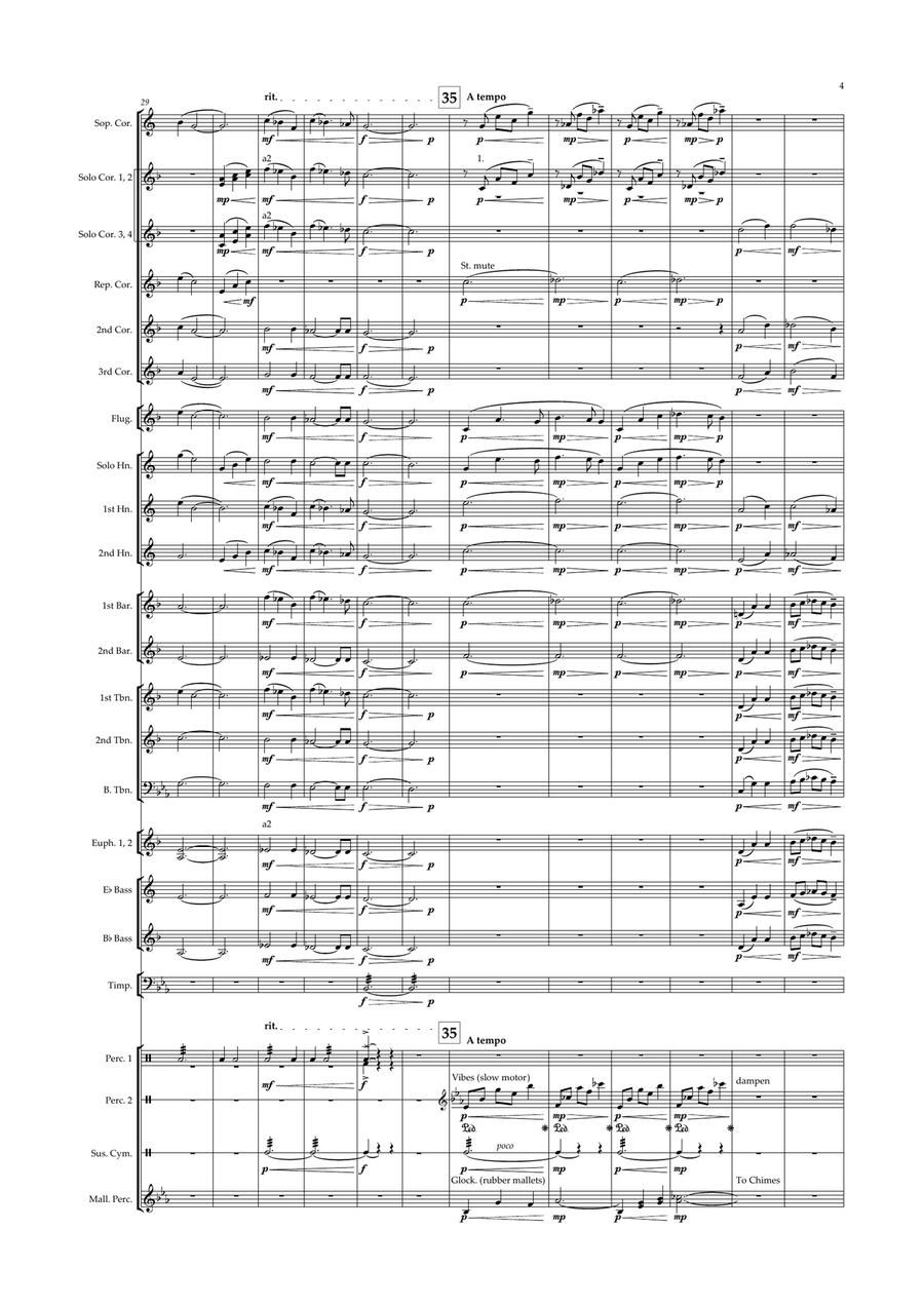 Fate of the Gods for Brass Band Brass Band scores gallery preview page 5