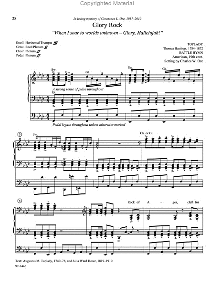 Eleven Compositions for Organ, Set IX Organ scores gallery preview page 10