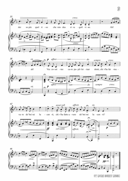 Falconieri-Vezzosette e care pupillette in E flat Major,for voice and piano image number null