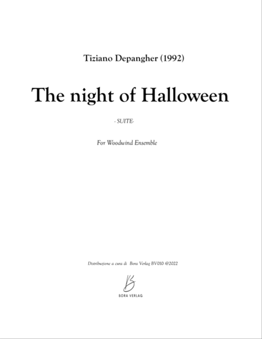 The Night of Halloween - Complete Woodwind Ensemble scores gallery preview page 3