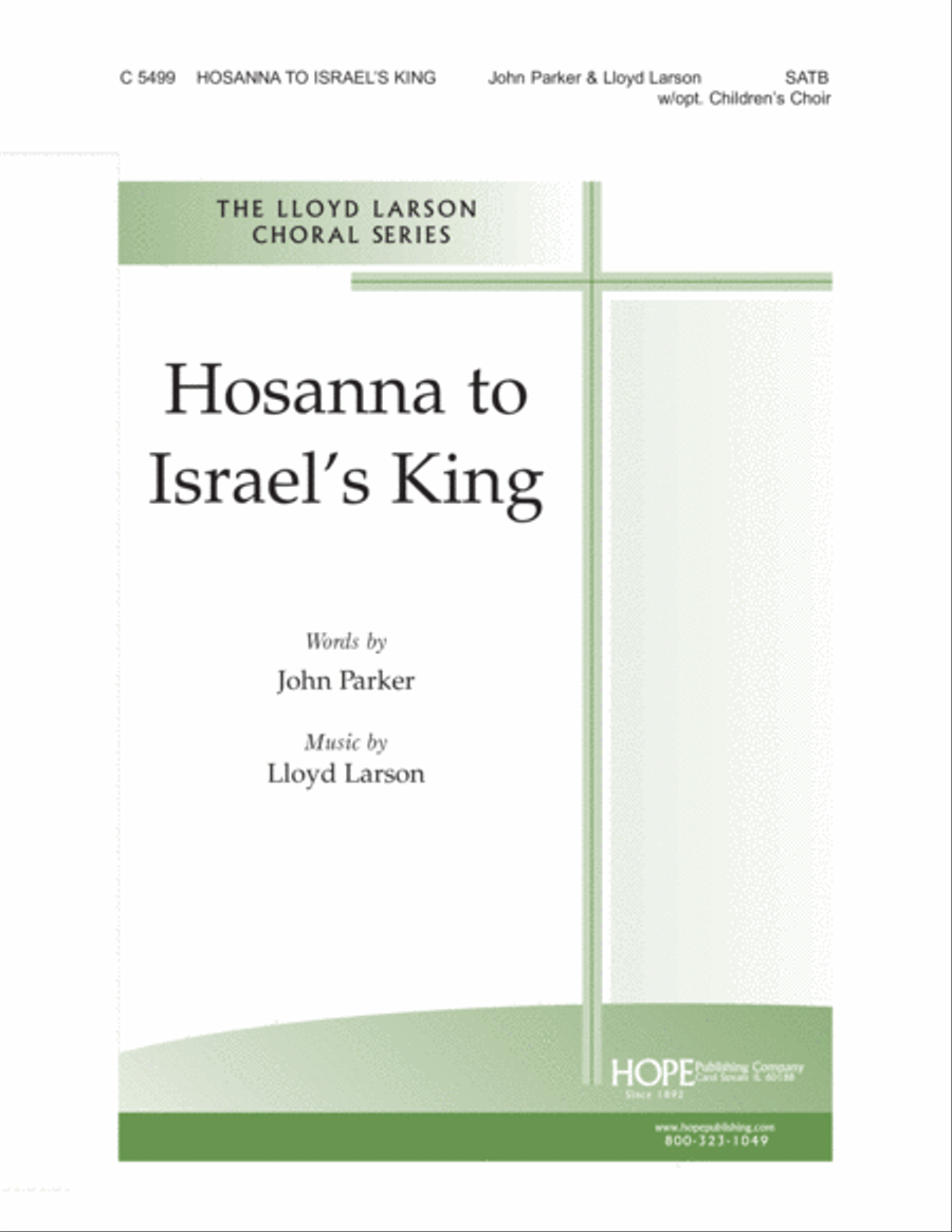 Hosanna to Israel's King 4-Part scores gallery preview page 1