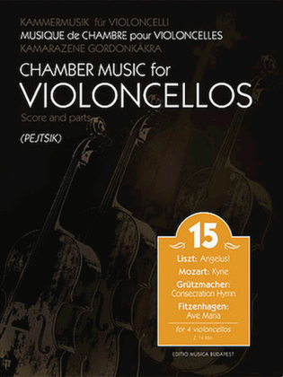 Book cover for Chamber Music for Cellos Vol. 15