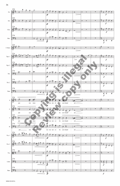 Festival Te Deum (Orchestral Score)