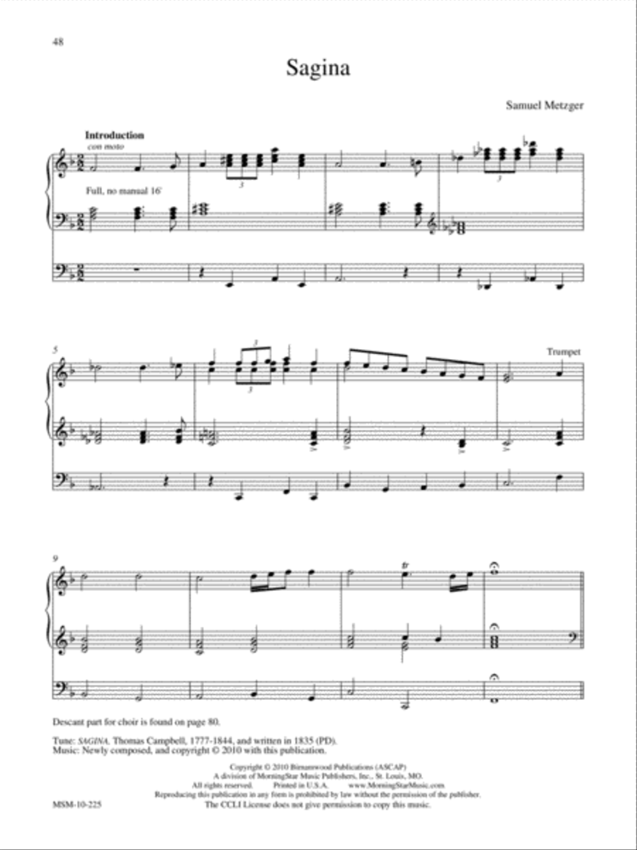 The Festival Hymn Collection, Volume 2 Organ scores gallery preview page 14