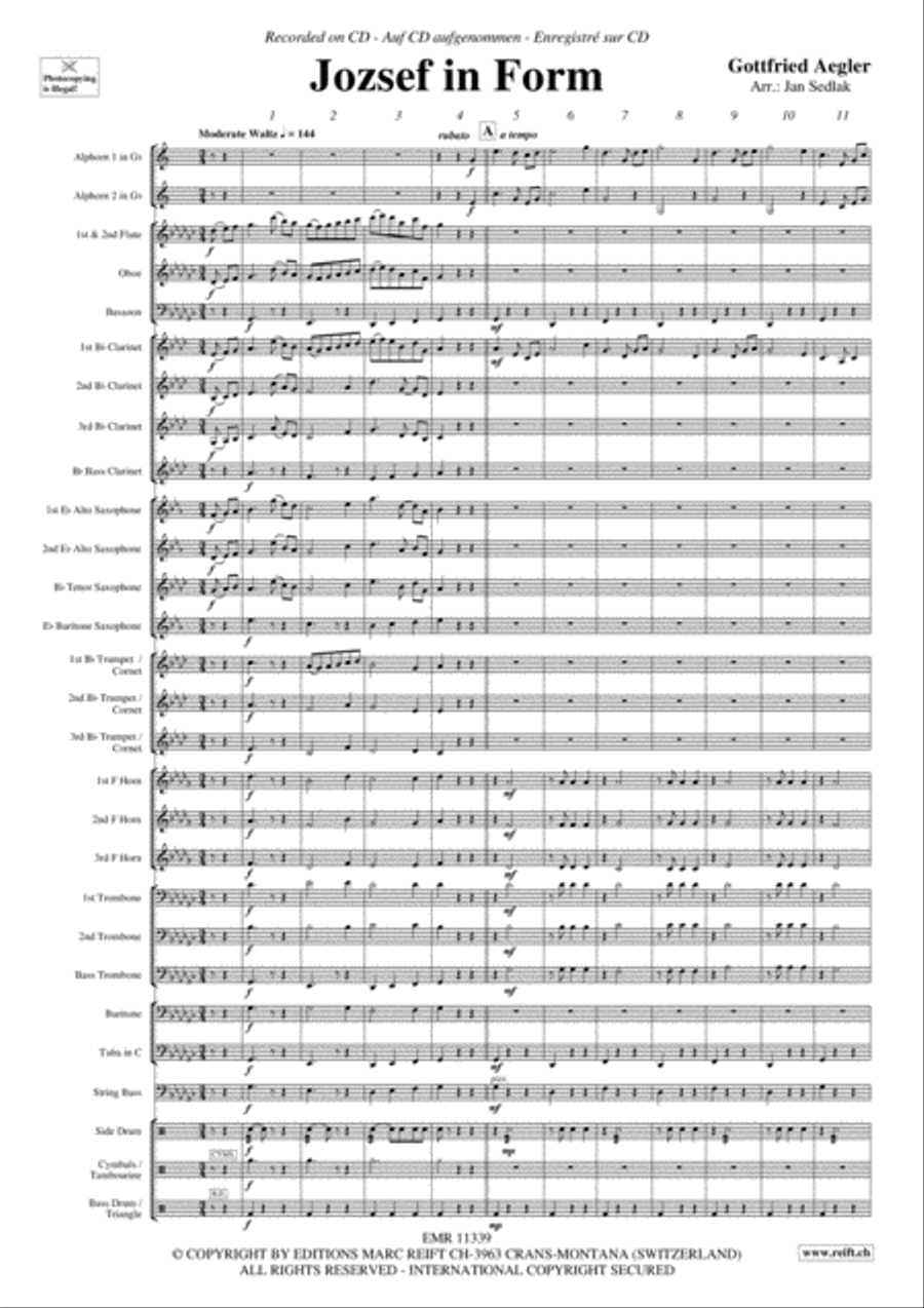 Jozsef in Form Concert Band scores gallery preview page 4