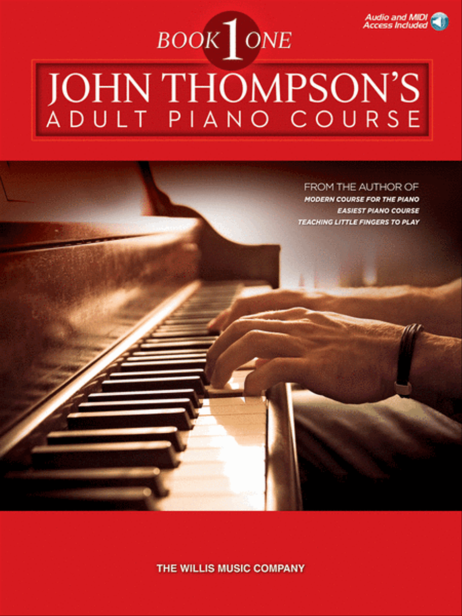 Book cover for John Thompson's Adult Piano Course – Book 1