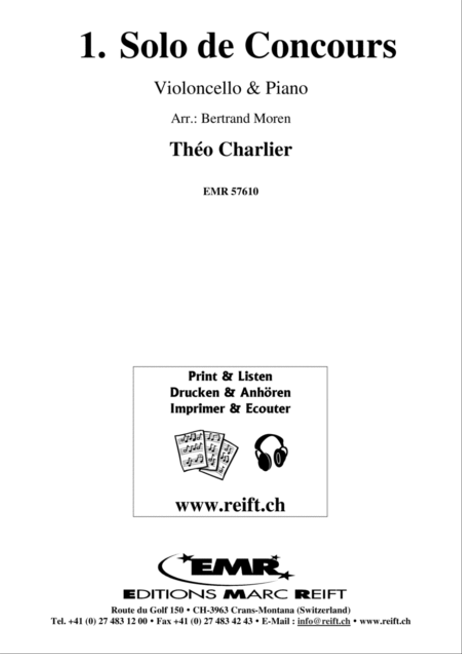 1. Solo de Concours Piano Accompaniment scores gallery preview page 2
