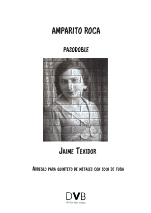 Book cover for Amparito Roca -pasodoble- tuba solo