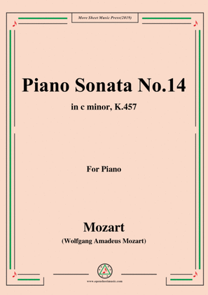 Book cover for Mozart-Piano Sonata No.14 in c minor,K.457