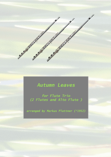 Autumn Leaves for Flute Trio image number null