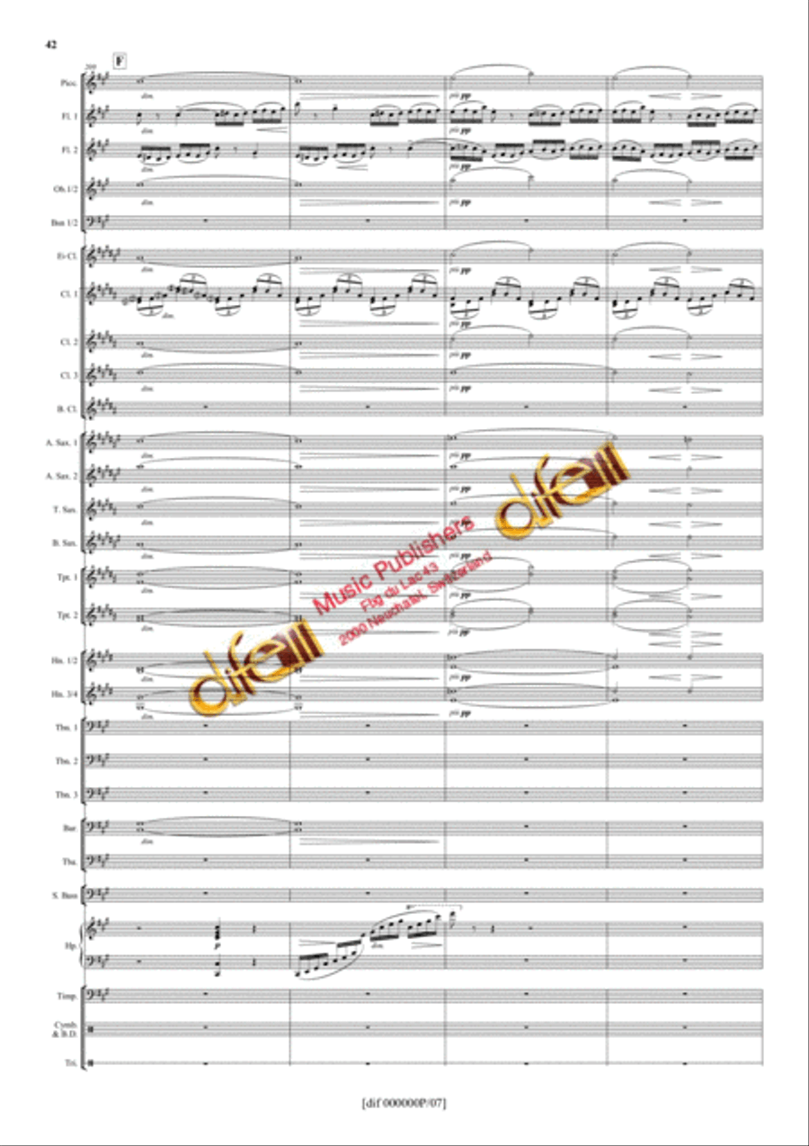 La Moldau Concert Band scores gallery preview page 41