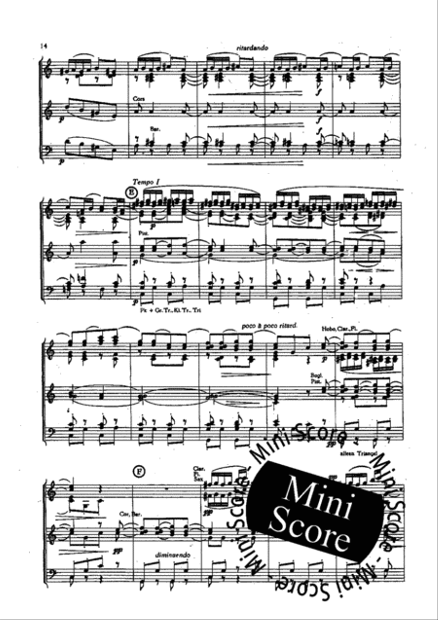Slavische Dansen no 1,6 en 8 Fanfare Band scores gallery preview page 16