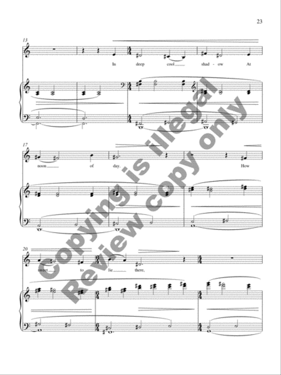 Of That So Sweet Imprisonment Voice Solo scores gallery preview page 12