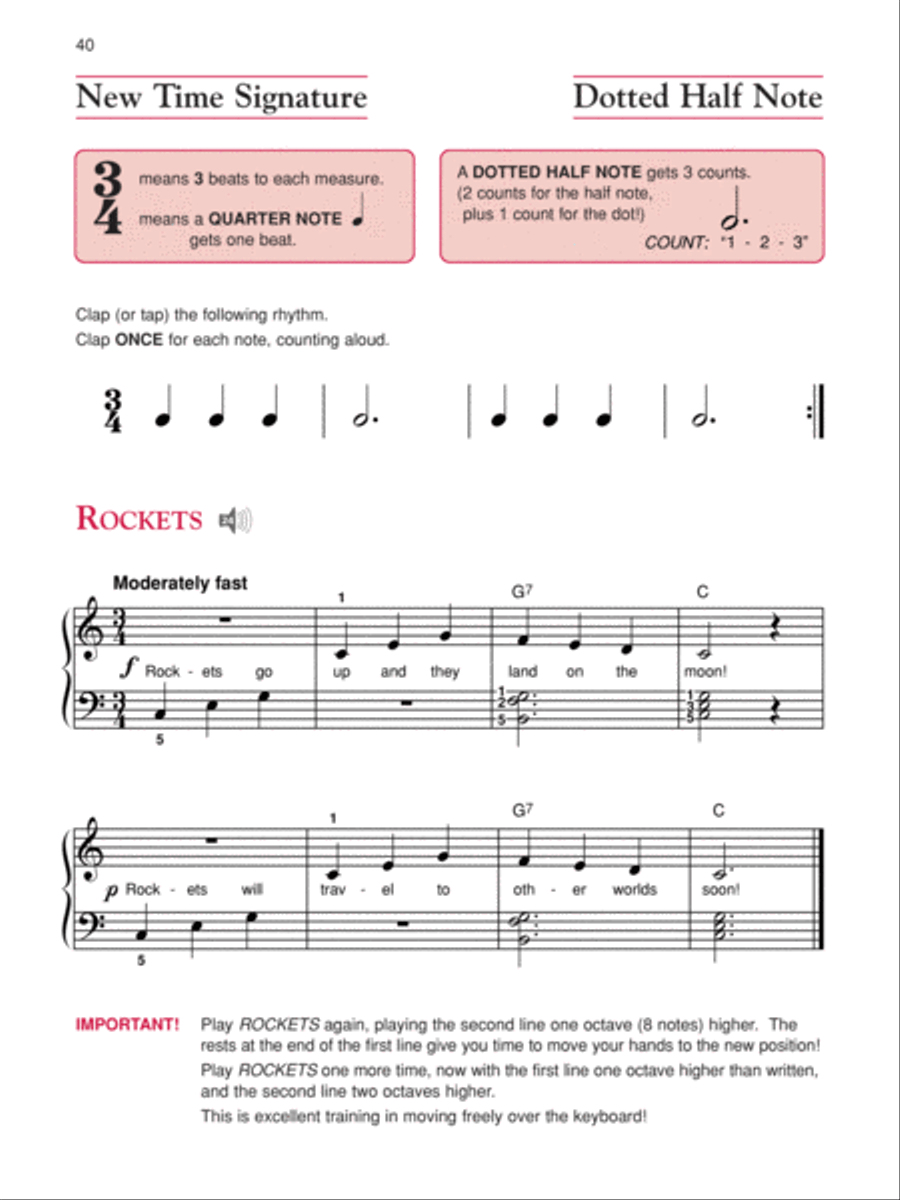 Alfred's Basic Adult All-in-One Course, Book 1 Piano Method scores gallery preview page 7