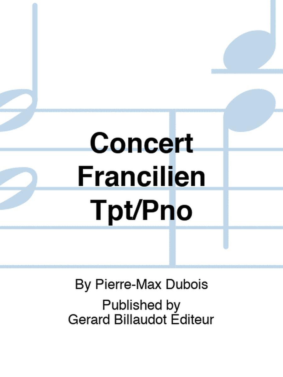 Concert Francilien Tpt/Pno