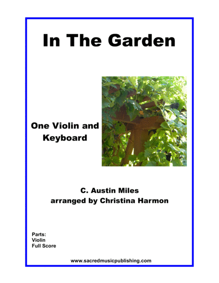 In The Garden– One Violin and Keyboard image number null